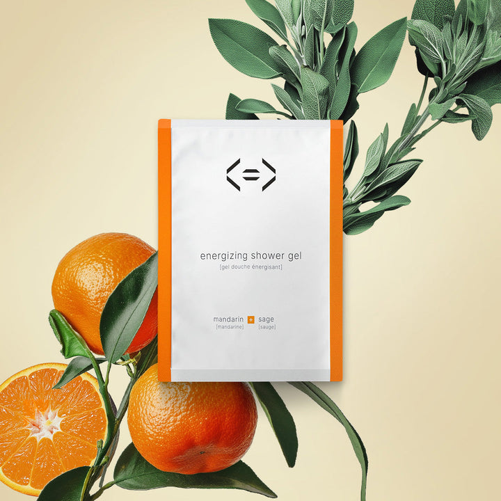 Gel douche énergisant [mandarine + sauge]