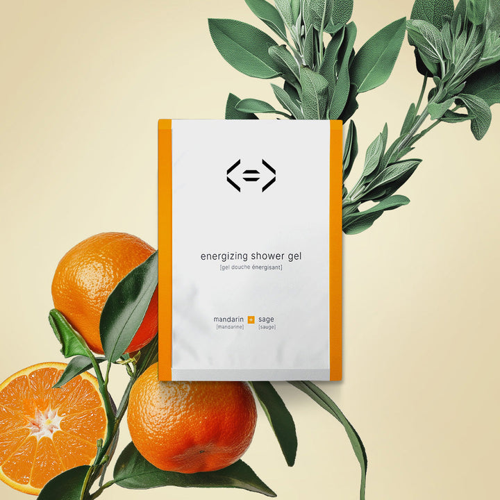 Gel douche énergisant [mandarine + sauge]