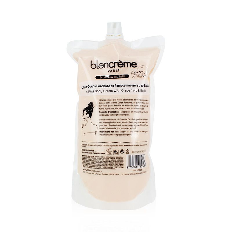 Crème corps fondante Pamplemousse & basilic
