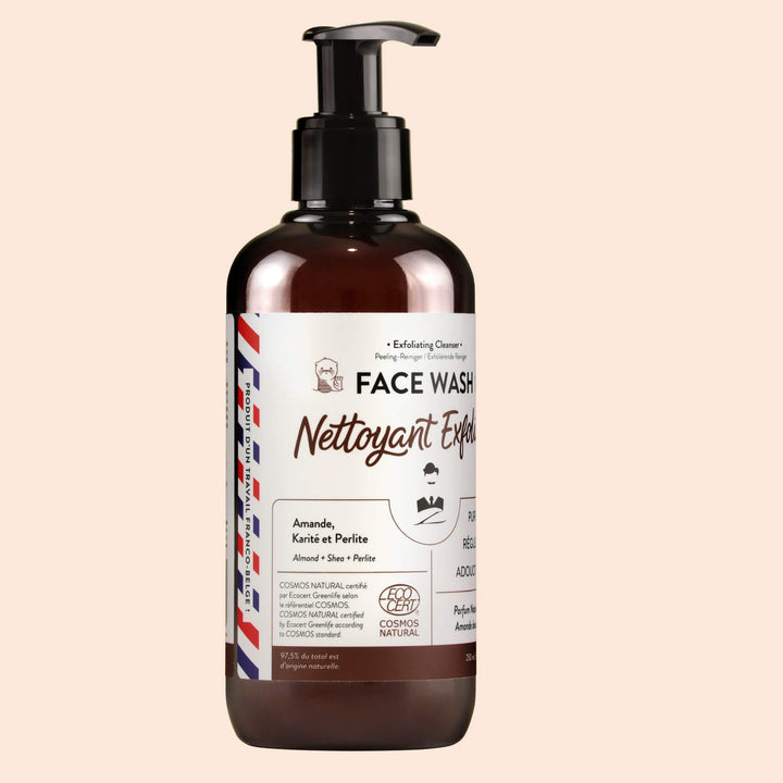 Nettoyant Exfoliant Visage pour Homme par Monsieur BARBIER - De côté