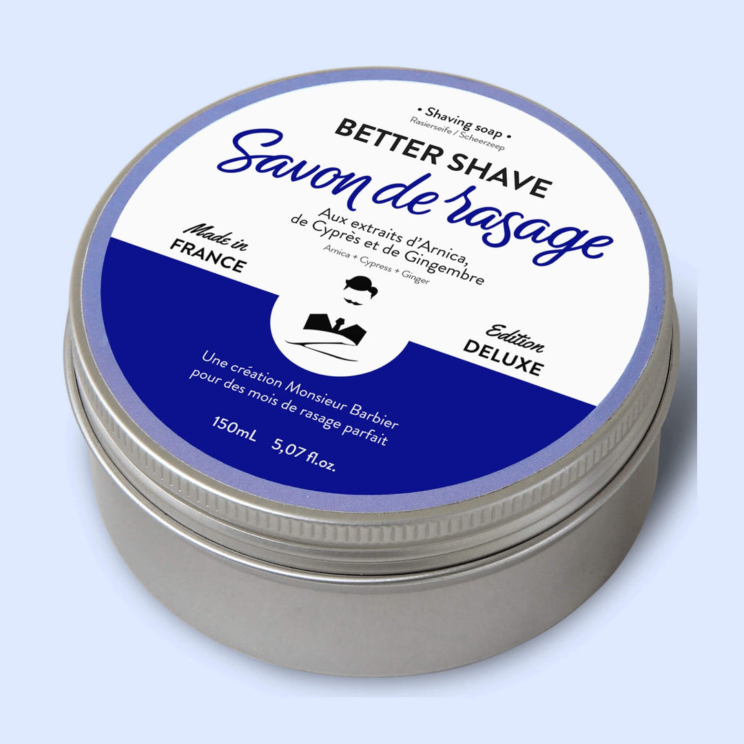 Savon de Rasage pour Homme par Monsieur BARBIER - couvercle