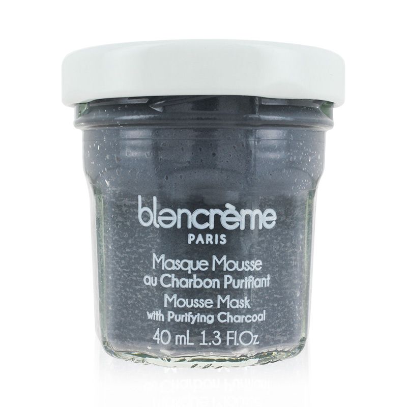 Masque Mousse Visage au Charbon